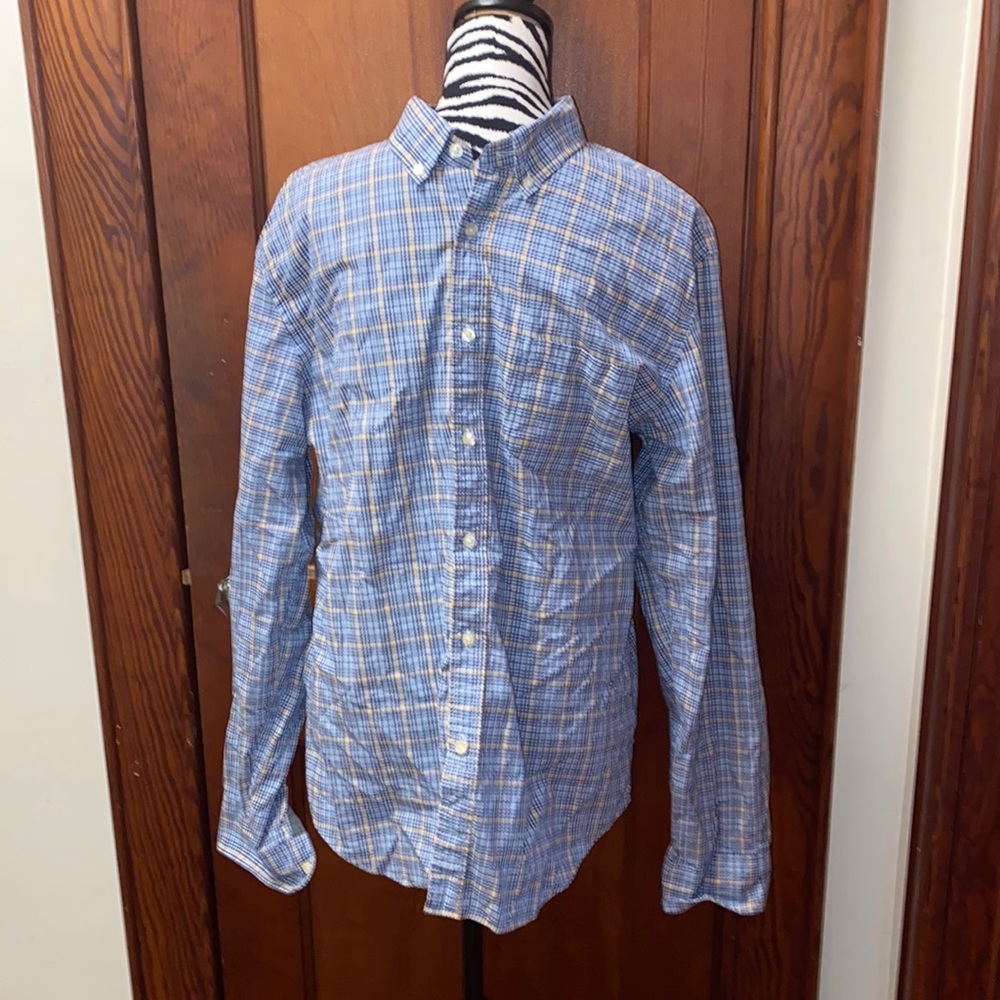 J. Crew Slim fit plaid button down size XL